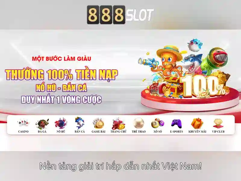 888slot: trải nghiệm slot trực tuyến an toàn và giải trí tại Việt Nam